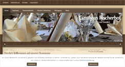 Desktop Screenshot of gasthaus-fischerhof.de