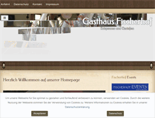 Tablet Screenshot of gasthaus-fischerhof.de